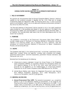 164ANNEX 50: IMPLEMENTING RULES AND REGULATION .
